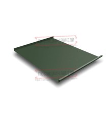 Фальц двойной стоячий 0,5 GreenCoat PuRALBT,matt RR11 темно-зеленый с пленкой на замках