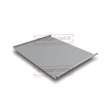 Фальц двойной стоячий 0,5 Satin RAL7004 сигнальный серый с пленкой на замках