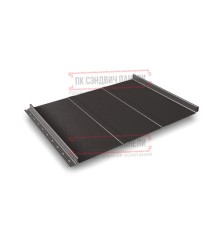 Кликфальц Line 0,5 Satin Мatt RR32 темно-коричневый с пленкой на замках