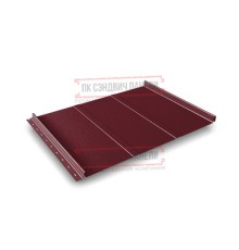 Кликфальц Line 0,5 Satin Мatt RAL3005 красное вино