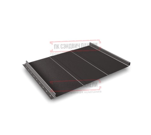 Кликфальц Line 0,45 Drap RR32 темно-коричневый с пленкой на замках