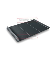 Кликфальц Line 0,5 Quarzit Pro Matt RAL7016 антрацитово-серый с пленкой на замках