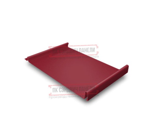 Кликфальц 0,45 Полиэстер RAL3003 рубиново-красный с пленкой на замках