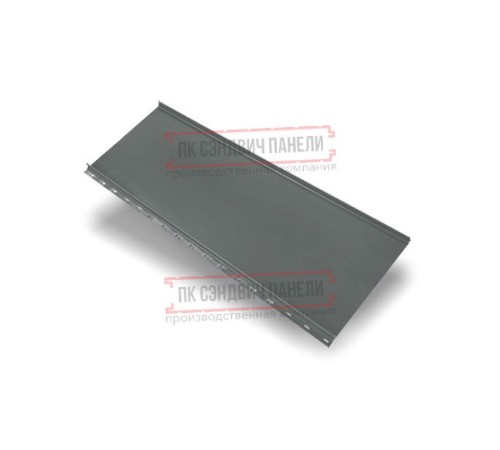 Кликфальц mini 0,45 Полиэстер RAL7005 мышино-серый с пленкой на замках