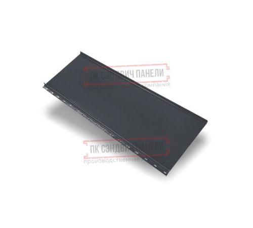 Кликфальц mini 0,5 Satin RAL7024 мокрый асфальт с пленкой на замках