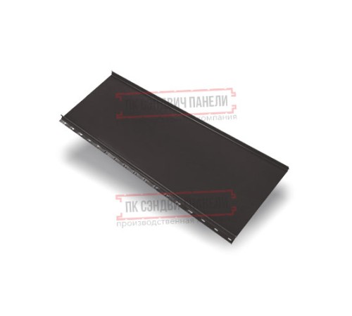 Кликфальц mini 0,5 PurPro Matt 275 RR32 темно-коричневый с пленкой на замках