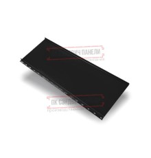 Кликфальц mini 0,5 Quarzit lite RAL9005 черный с пленкой на замках