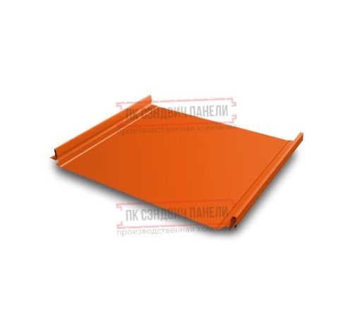 Кликфальц Pro 0,45 Полиэстер RAL2004 оранжевый с пленкой на замках