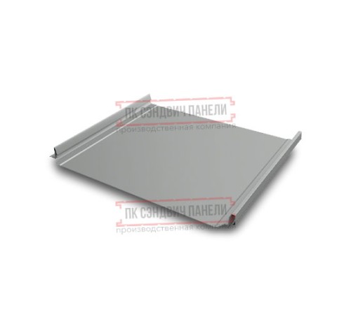 Кликфальц Pro 0,5 Satin RAL9006 бело-алюминиевый с пленкой на замках