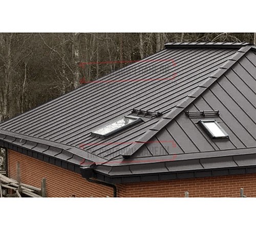 Кликфальц Pro 0,5 Satin RR32 темно-коричневый с пленкой на замках