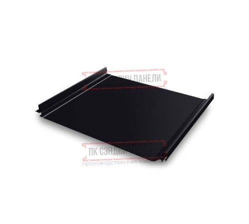 Кликфальц Pro 0,45 Drap ST RAL9005 черный с пленкой на замках