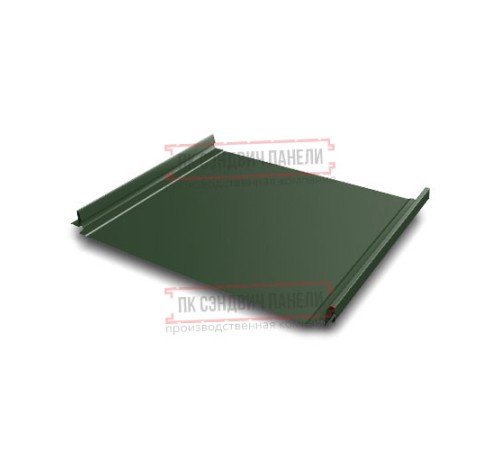 Кликфальц Pro 0,5 GreenCoat PuRALBT RR11 темно-зеленый (RAL6020 хромовая зелень) с пленкой на замках