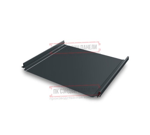 Кликфальц Pro 0,5 Satin RAL7016 антрацитово-серый с пленкой на замках