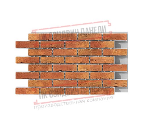 Термопанель White Hills Лондон Брик Т300-60, толщина панели 60 мм