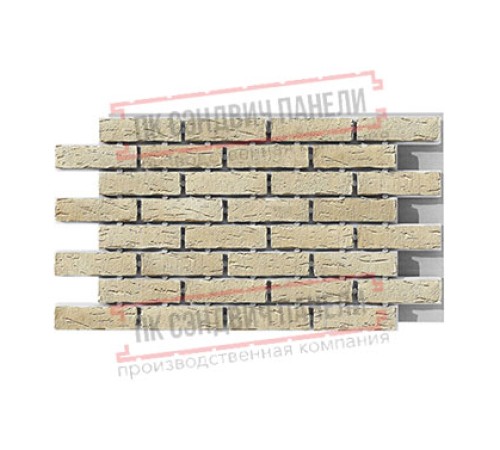 Термопанель White Hills Сити Брик Т375-10, толщина панели 60 мм