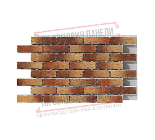 Термопанель White Hills Сити Брик Т375-60, толщина панели 60 мм