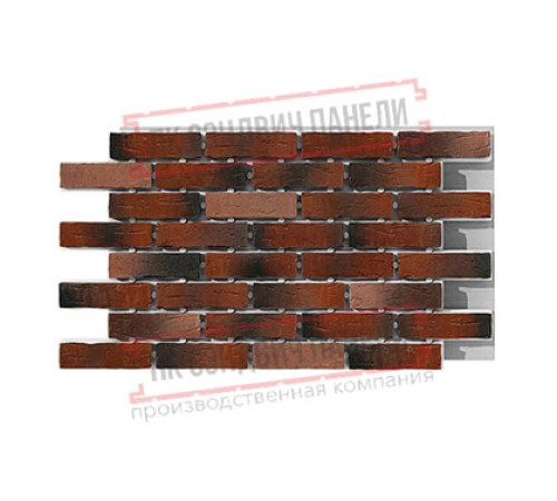 Термопанель White Hills Сити Брик Т375-70, толщина панели 60 мм