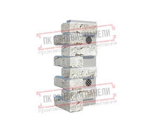 Угловой элемент для термопанели White Hills Лондон Брик Т300-05, толщина панели 60 мм