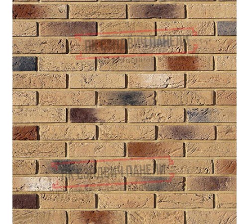 Рядовая плитка линия "Светлые холмы" Дерри Брик 389-40 с расшивкой 1 см.