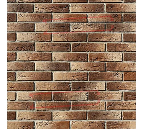 Угловой элемент линия "Светлые холмы" Дерри Брик 388-45 с расшивкой 1 см.