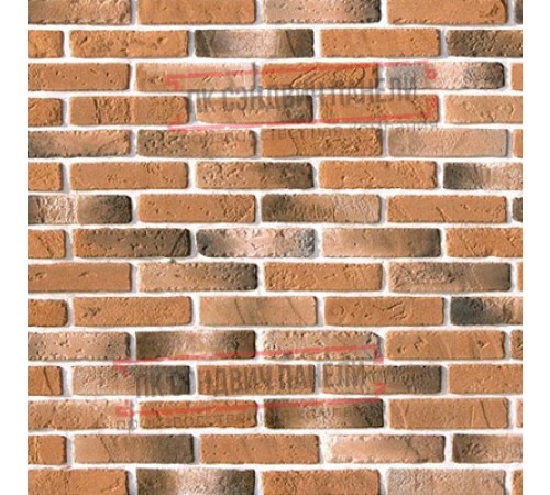 Рядовая плитка линия "Светлые холмы" Йорк Брик 336-50 c расшивкой 1 см