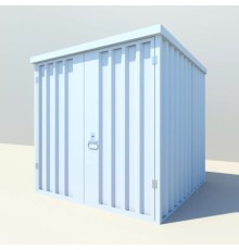 Контейнер «ММ» 2,14х2,1 м, толщина стали: 0,65, RAL 9003