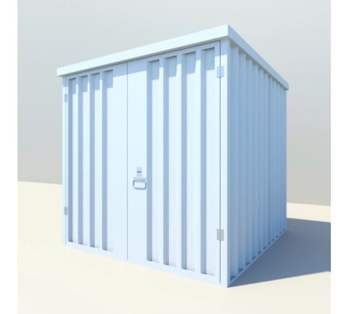 Контейнер «ММ» 2,14х2,1 м, толщина стали: 0,65, RAL 9003