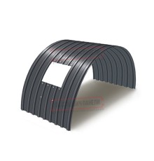 Продольно гнутый профнастил для укрытий конвейеров С17ПГ-1163, 0,9, в полимерном покрытии