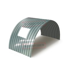 Продольно гнутый профнастил для укрытий конвейеров СС10ПГ-1160, 1,0, нержавеющий