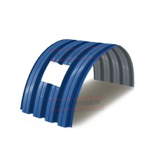 Продольно гнутый профнастил для укрытий конвейеров Н57ПГ-960, 0,7, в полимерном покрытии