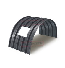 Продольно гнутый профнастил для укрытий конвейеров С44ПГ-1047, 1,0, в полимерном покрытии