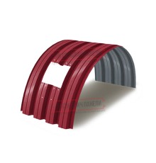 Продольно гнутый профнастил для укрытий конвейеров Н60ПГ-902, 0,5, в полимерном покрытии