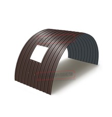 Продольно гнутый профнастил для укрытий конвейеров С10ПГ-1160, 1,0, в полимерном покрытии