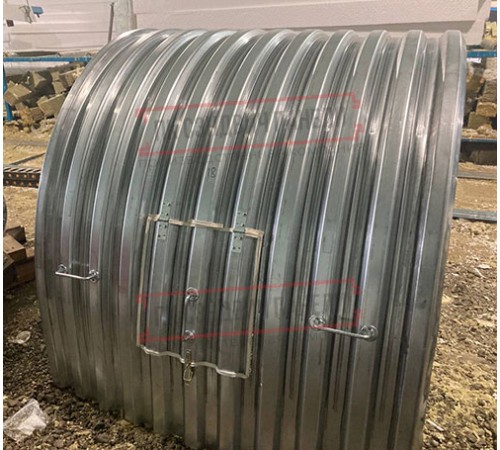 Продольно гнутый профнастил для укрытий конвейеров С10ПГ-1160, 0,5, оцинкованный