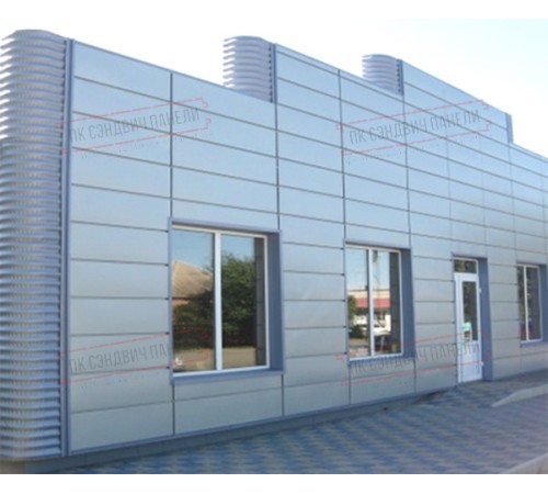 Линеарная панель-торцами гладкий-24хС/20, RAL 7035 Светло-серый