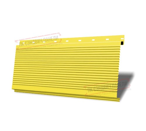 Линеарная панель-открытый волна-24хС/20 профилированная RAL 1018 Желтый