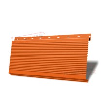 Линеарная панель-открытый волна-24хС/20 профилированная RAL 2004 Оранжевый