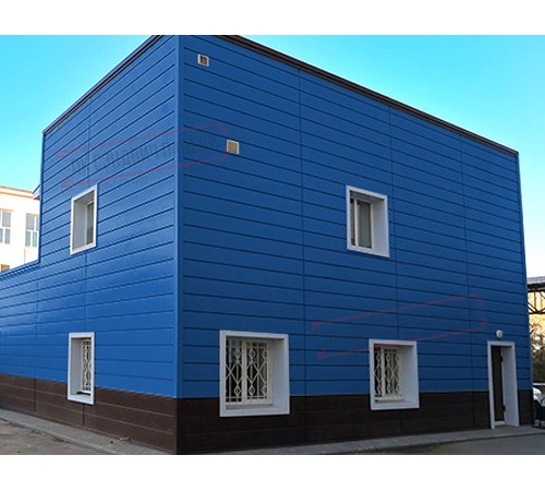 Линеарная панель-открытый волна-24хС/20 профилированная RAL 5005 Синий