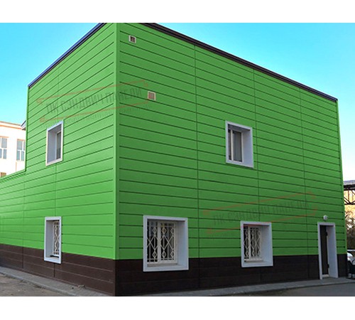 Линеарная панель-открытый волна-24хС/20 профилированная RAL 6018 Ярко-зеленый