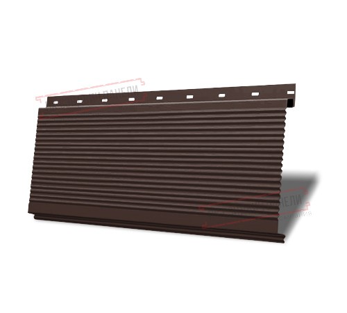 Линеарная панель-открытый волна-24хС/20 профилированная RAL 8017 Коричневый шоколад