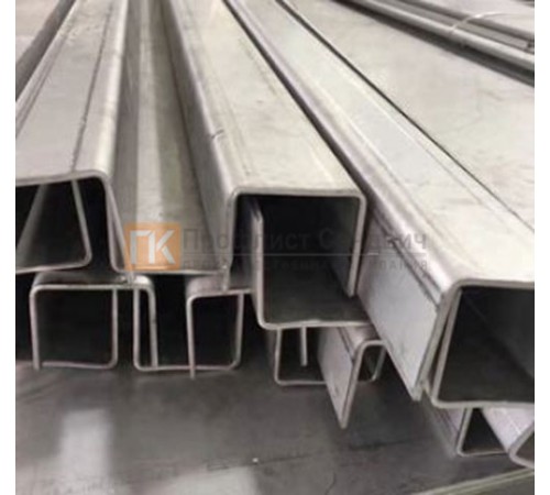 U-образный профиль 100x55x3000-1,5 мм, оцинкованный