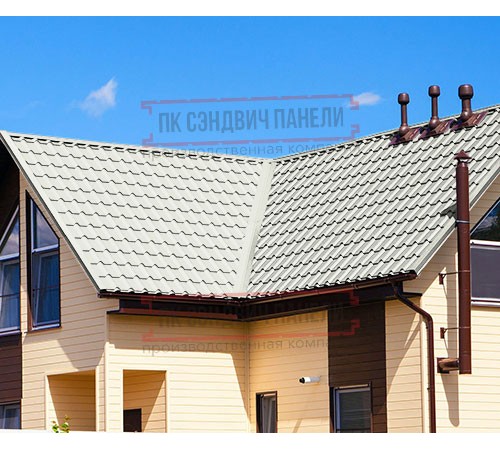 Металлочерепица Экоррей RAL9003 Полиэстер-0.35