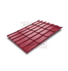 Металлочерепица Экоррей RAL3003 Полиэстер-0.3