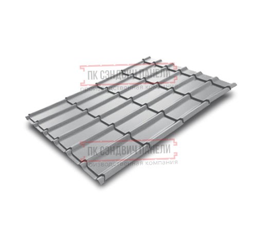 Металлочерепица Экоррей RAL7004 Полиэстер-0.35