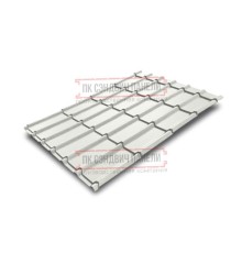 Металлочерепица Экоррей RAL9003 Полиэстер-0.5