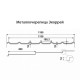 Металлочерепица Экоррей RAL8019 Полиэстер-0.35