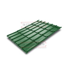 Металлочерепица Экоррей RAL6002 Полиэстер-0.3