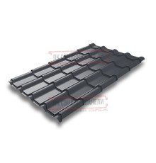 Металлочерепица Камея RAL7024 Velur-0.5