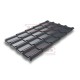 Металлочерепица Камея RAL7024 Quarzit Pro Matt-0.5