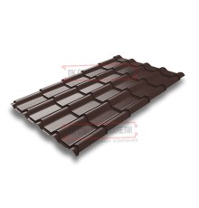 Металлочерепица Камея RR887 GreenCoat Pural Matt-0.5